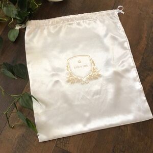 ENJOY LIFE FOODS cream large bag w/ drawstring closure storage